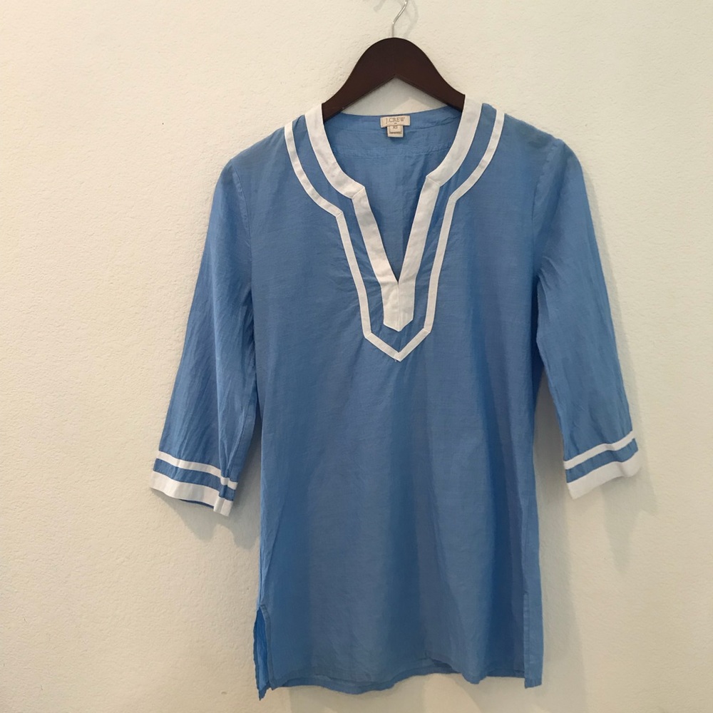 J.Crew Baby Blue Tunic/Cover Up